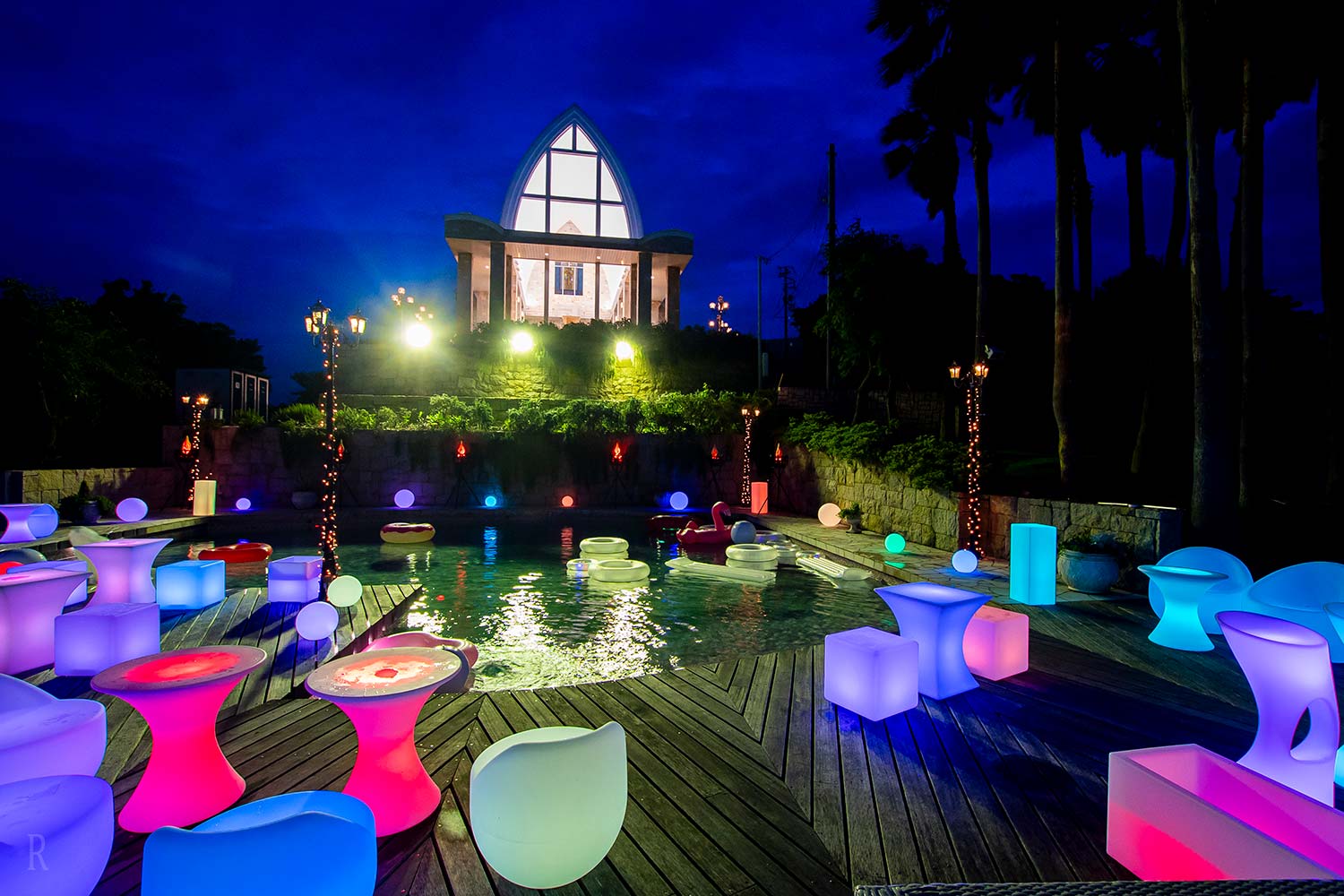 Night Pool